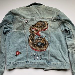 Hand-painted Brandy Melville jean jacket